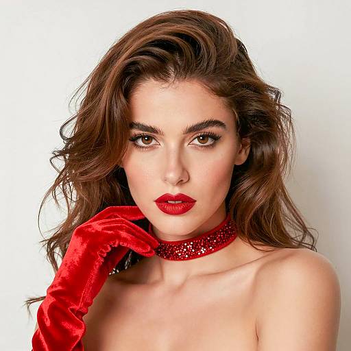 Bold Portrait of Glamorous Woman