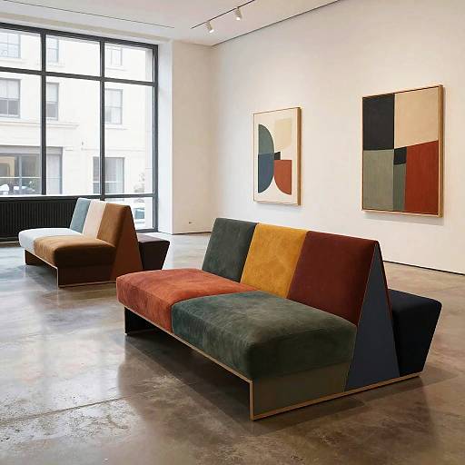 Contemporary Art Gallery Lounge Seating