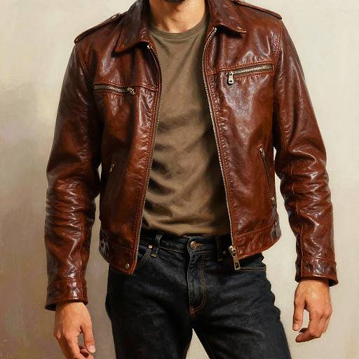 Painterly Realistic Portrait of Man