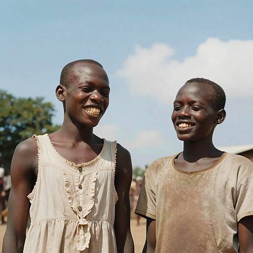 Fine-Art Parody: Boys Outdoors in Daylight