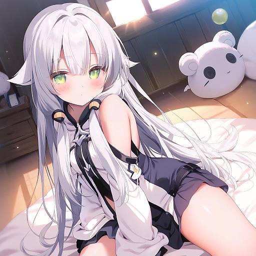 Illustration of Altina orion, eiyuu densetsu in the style of Piyodera mucha