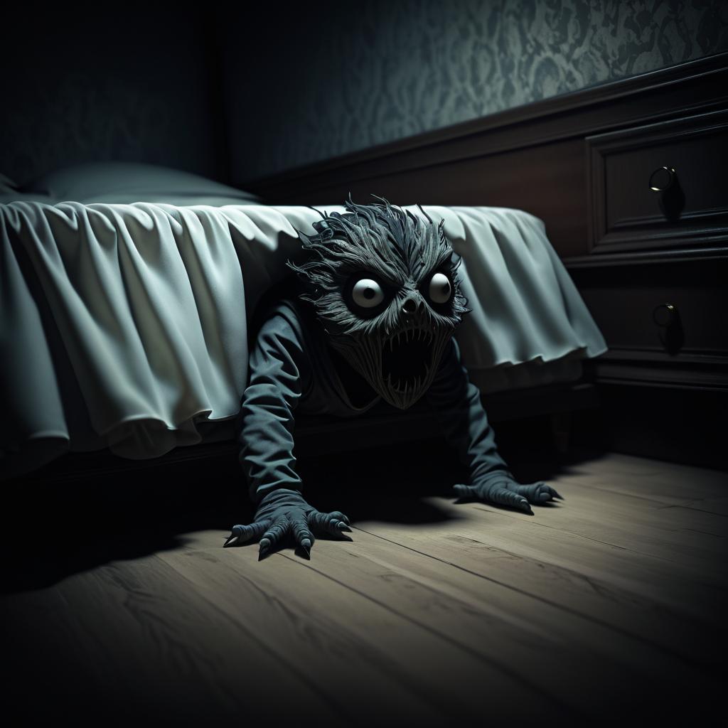 Creepy Creature Beneath the Bed