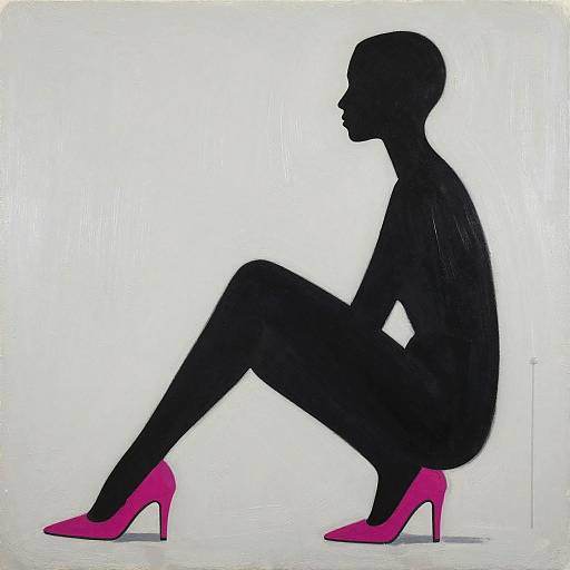Minimalist Silhouette with Bold Heels