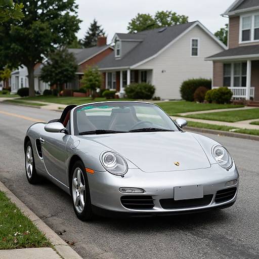 2001 Silver Porsche Boxster Roadster