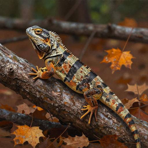 Ultra-Realistic Liguana Camouflage Art