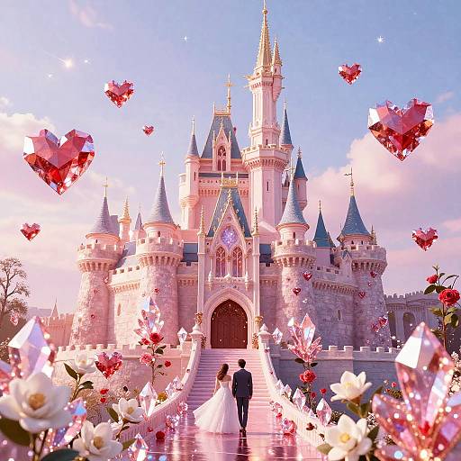 Valentine's Day Crystal Castle Fantasy