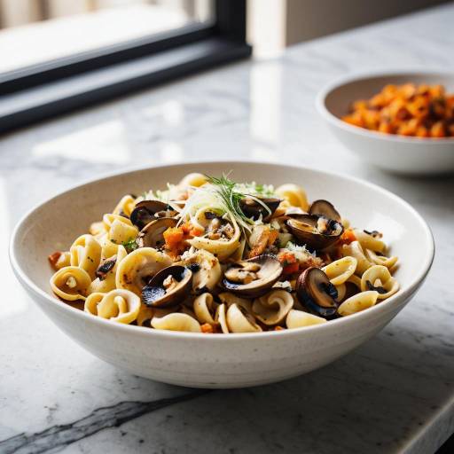 Elegant Orecchiette Pasta in Ragu Bianco