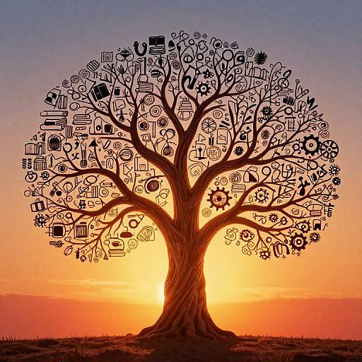 Glowing Tree of Knowledge