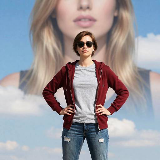 Confident Style in a Bright Sky