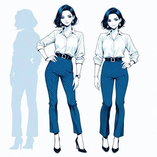 Stylish Businesswoman Duo Illustration