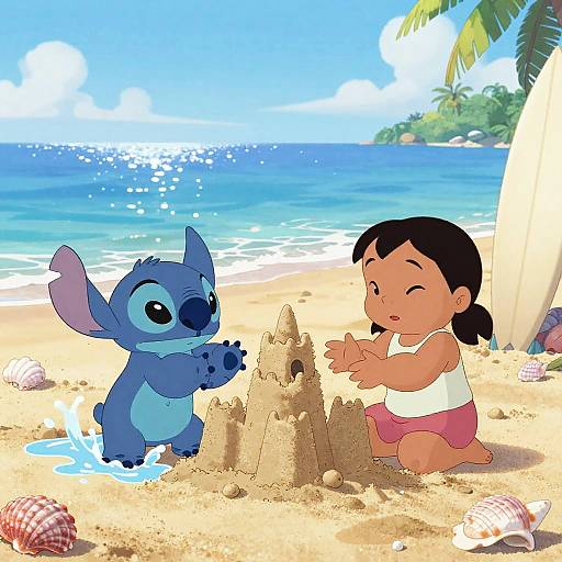Lilo and Stitch Tropical Beach Fun