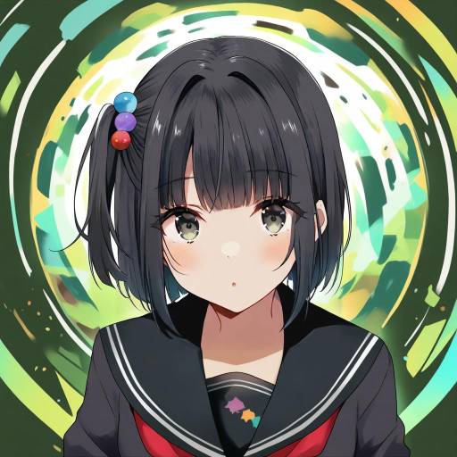 Illustration of Amemori sayo, nijisanji in the style of Tarachine