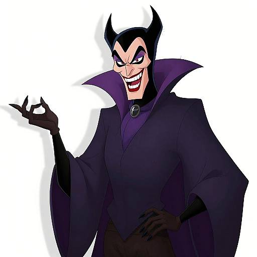 Menacing Disney Villain Character Sheet