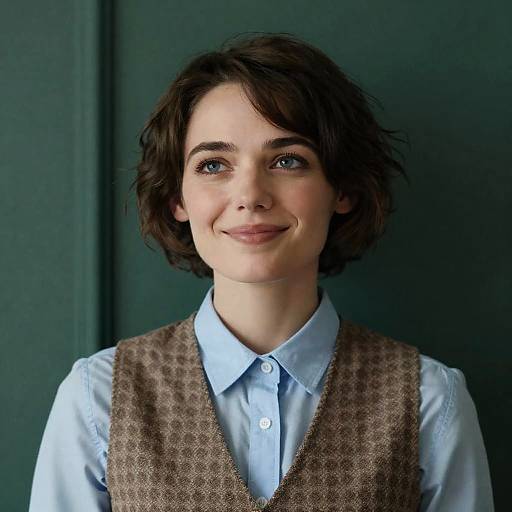 Portrait of a Smiling Woman Outdoors