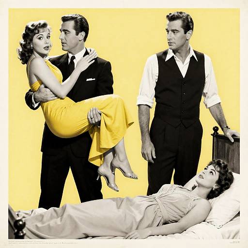 Dramatic Vintage Movie Poster Design