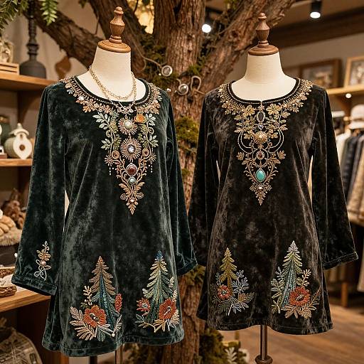 Elegant Boutique Elves Woodland Display