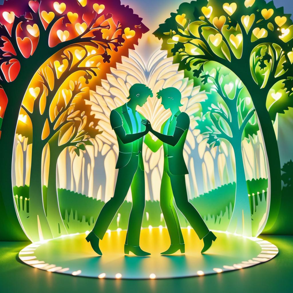 Romantic Summer Celebration in the Park