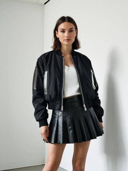 Edgy Fashion in Contemporary Art Setting