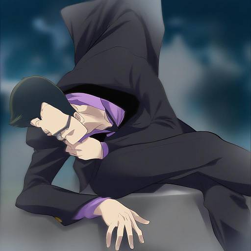 Illustration of Arsene lupin iii, lupin iii in the style of Fuyumi kazuki