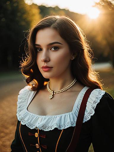 Sexy Wien Margarete Cosplay Character