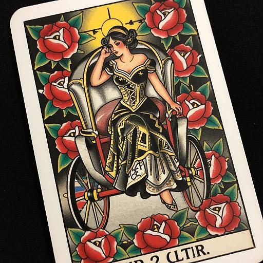 Kaleidoscopic Tarot Chariot Rider