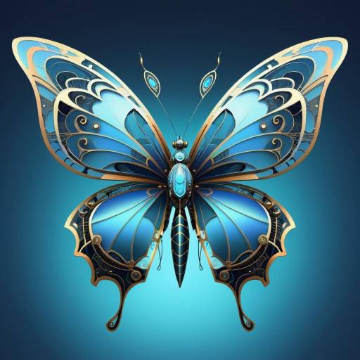 Futuristic Robotic Butterfly