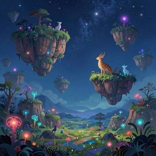 Whimsical Fantasy Landscapes AI Generator