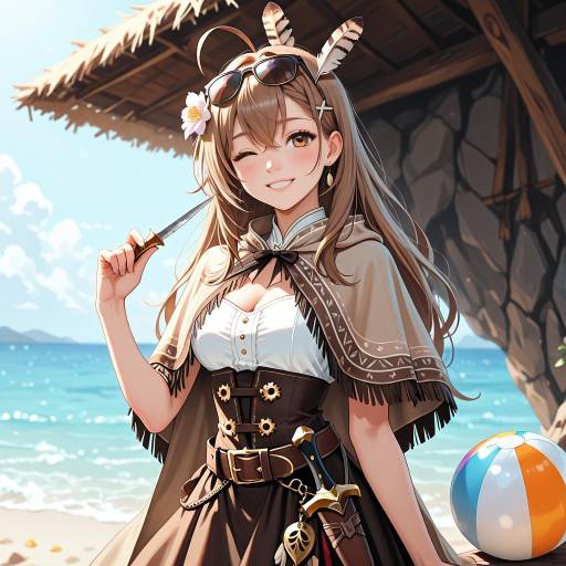 Nanashi Mumei in First Costume