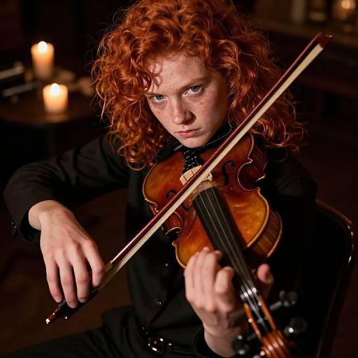 Blind Violinist's Intimate Jazz Performance