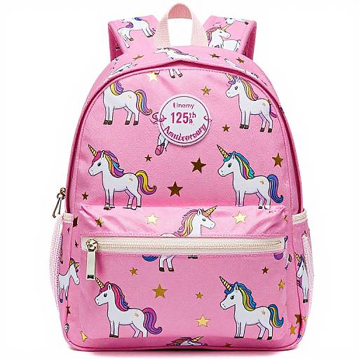 Whimsical Pink Unicorn Backpack