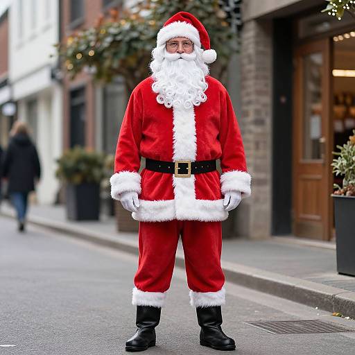 Father Christmas in Santa Costume
