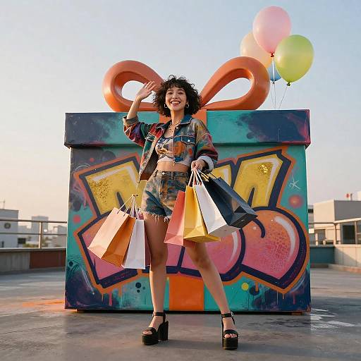 Neon Graffiti Street-Fashion TV Ad