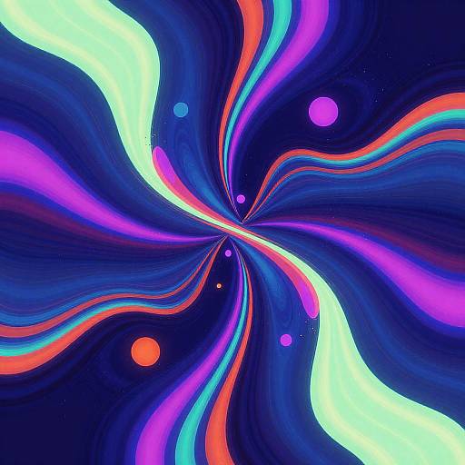 Futuristic Neon Surreal Abstract Art