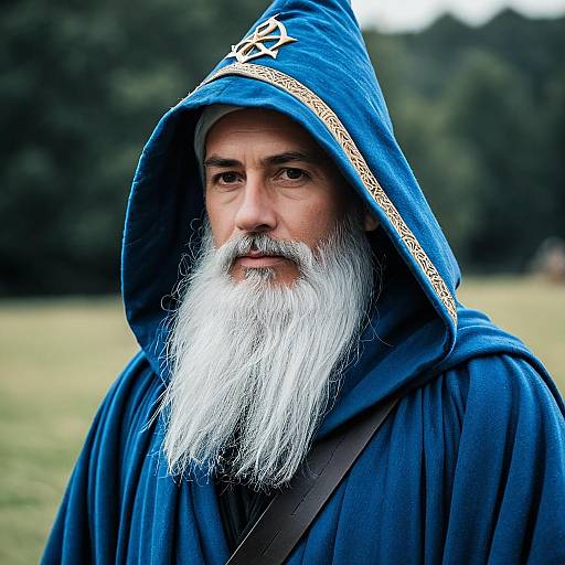 Elder Wizard in Enchanted Robes