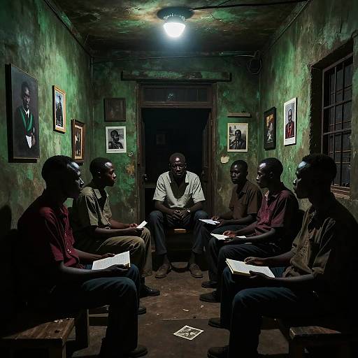 Secret Underground Anti-Apartheid Meeting