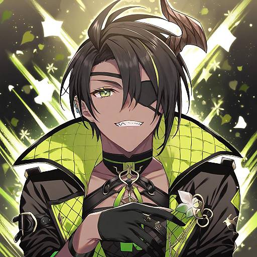 Illustration of Aragami oga, holostars in the style of K hiro