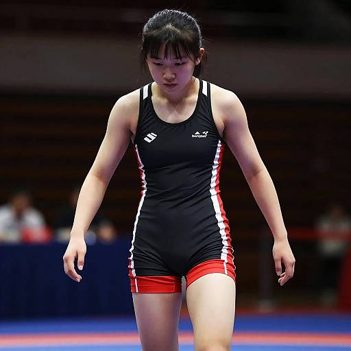 Sleek Girls Wrestling Outfit Design