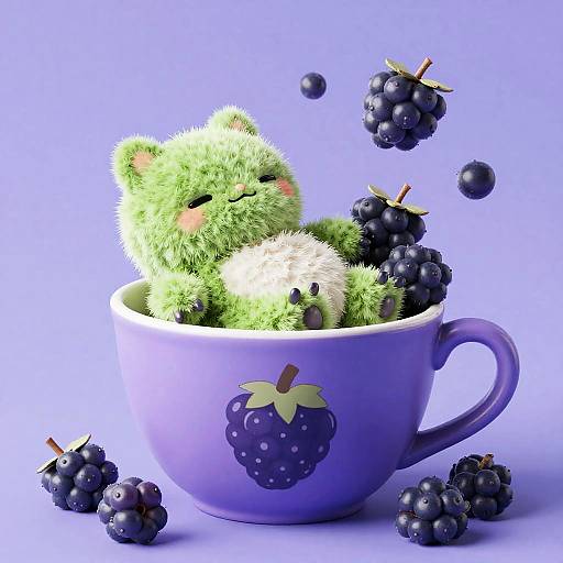 Playful Shuckle on Giant Berry Cup