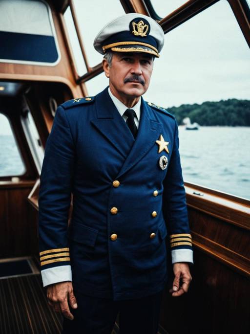 Photorealistic Ship Captain Cosplay Portrait