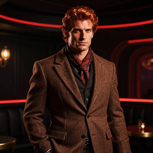 Vintage Eastern European Man Portrait