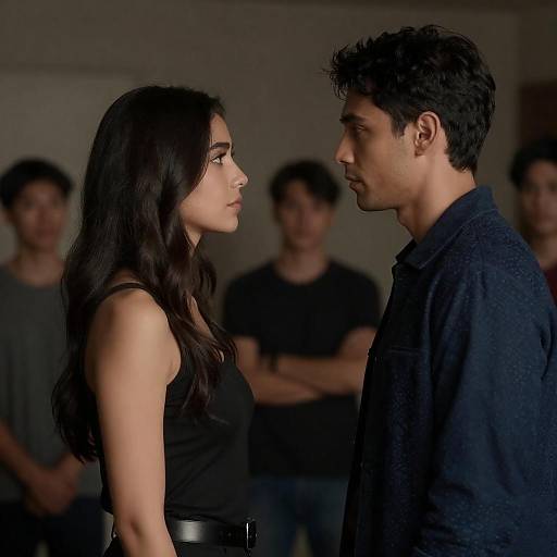 Dramatic Confrontation Between Couple