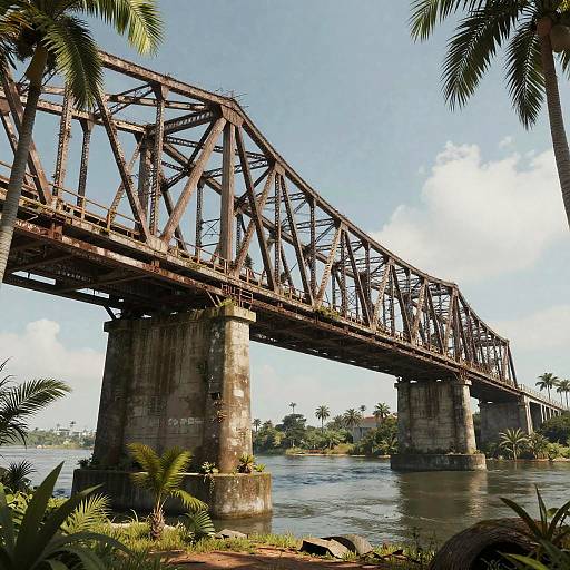 Junglepunk Bridge Inspired by Wright