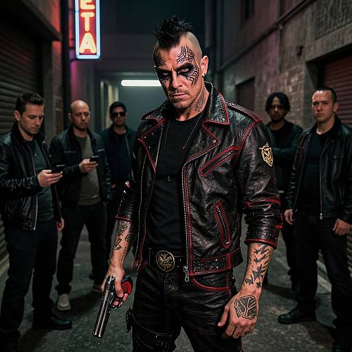 Noir Urban Mohawk Warrior