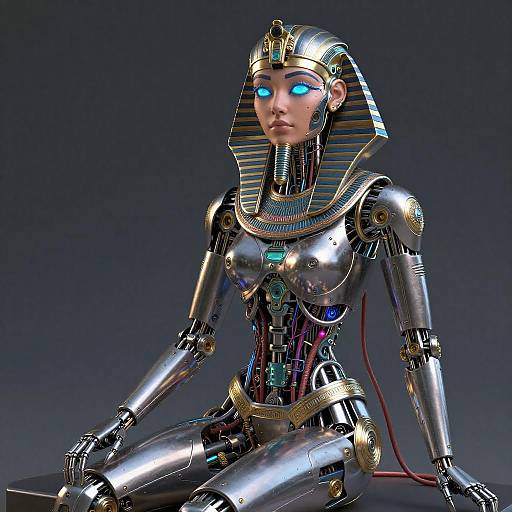 Ultra Realistic Mechanical Girl Portrait