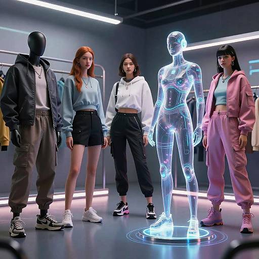 AI Cyberpunk Fashion Outfit Generator