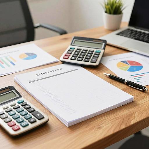 Photo-Realistic Budgeting Concept Setup