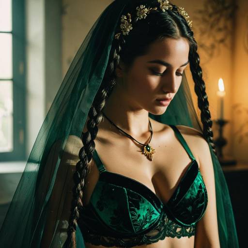 Enchanting Character in Velvet and Tulle