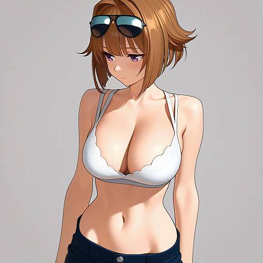 Illustration of Grizzly mkv (girls' frontline), girls' frontline in the style of Abbystea