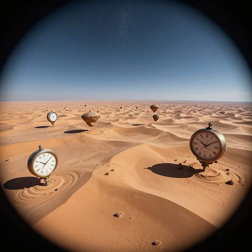 Surreal Desert Dreamscape Under Stars