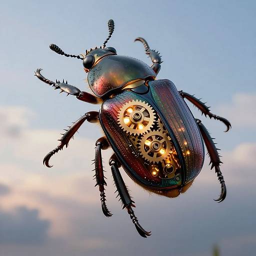 Clockwork Beetle Shaping Day and Night